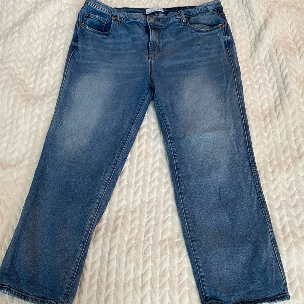 Loft cropped jeans